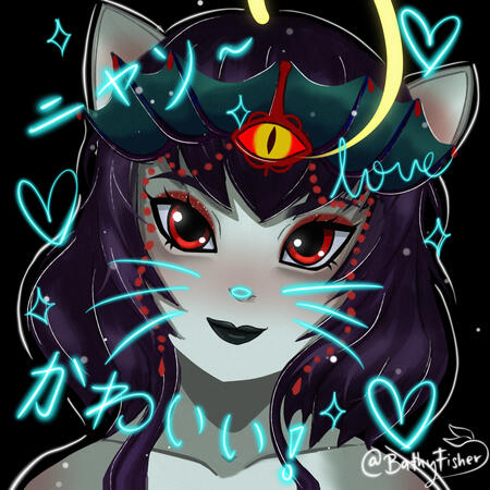 Neko Bathy Purikura
